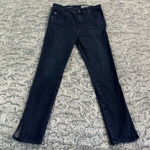 AG Adriano Goldschmied x Anthropologie The High Rise Straight Leg Ankle Size 30R